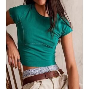 Free People green we the free protagonist top - size small